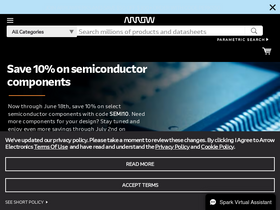 'arrow.com' screenshot