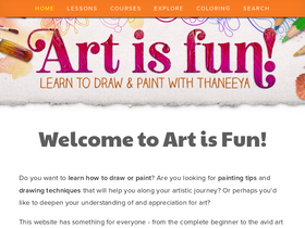 'art-is-fun.com' screenshot