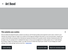 'artbasel.com' screenshot