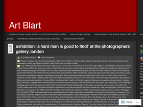 'artblart.com' screenshot