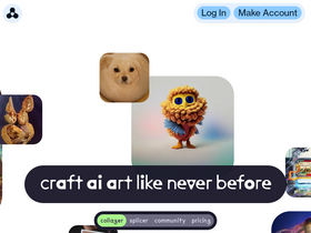 'artbreeder.com' screenshot