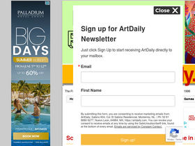 'artdaily.com' screenshot