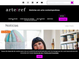 'arteref.com' screenshot