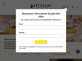 'artesane.com' screenshot
