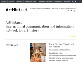 'arthist.net' screenshot