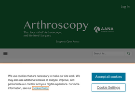 'arthroscopyjournal.org' screenshot
