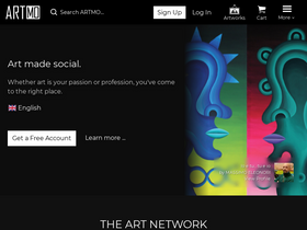'artmo.com' screenshot