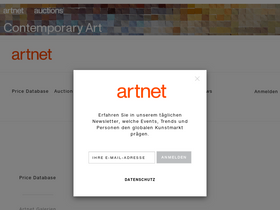 'artnet.de' screenshot