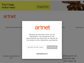'artnet.fr' screenshot