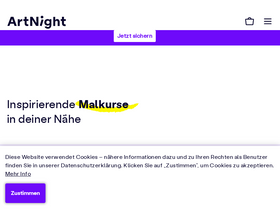 'artnight.com' screenshot