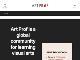'artprof.org' screenshot