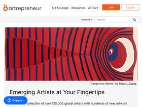 'artrepreneur.com' screenshot