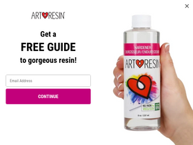'artresin.com' screenshot