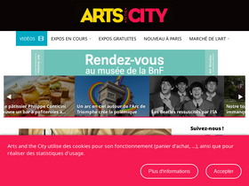 'arts-in-the-city.com' screenshot