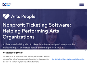 'arts-people.com' screenshot