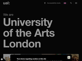 'arts.ac.uk' screenshot