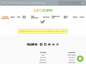 'artscow.com' screenshot