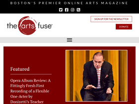 'artsfuse.org' screenshot