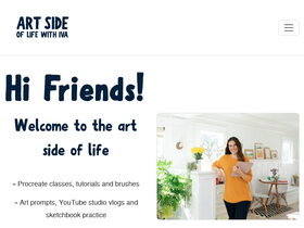 'artsideoflife.com' screenshot
