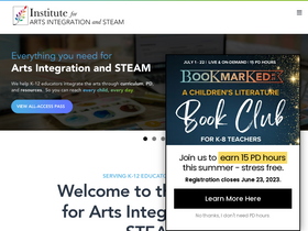 'artsintegration.com' screenshot