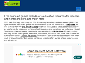 'artsology.com' screenshot