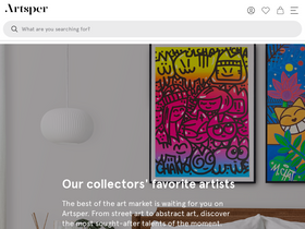 'artsper.com' screenshot