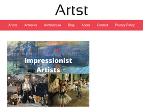 'artst.org' screenshot