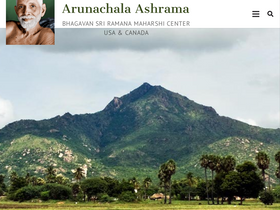 'arunachala.org' screenshot