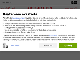 'arvopaperi.fi' screenshot