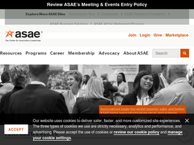 'asaecenter.org' screenshot