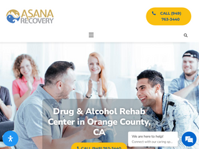 'asanarecovery.com' screenshot