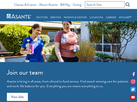 'asante.org' screenshot