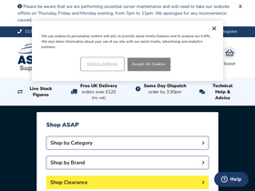 'asap-supplies.com' screenshot