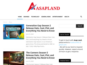 'asapland.com' screenshot