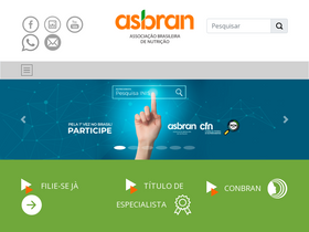 'asbran.org.br' screenshot