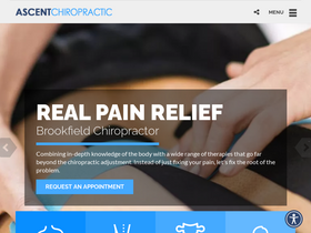 'ascentchiropractic.com' screenshot