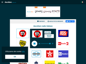 'ascoltareradio.com' screenshot