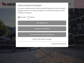 'aseag.de' screenshot