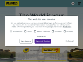 'asendia.com' screenshot
