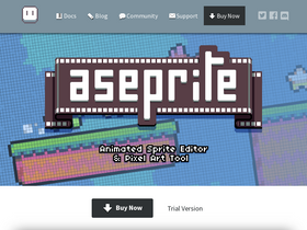 'aseprite.org' screenshot
