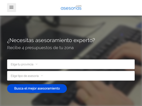 'asesorias.com' screenshot