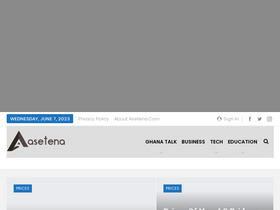 'asetena.com' screenshot