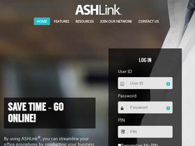'ashlink.com' screenshot