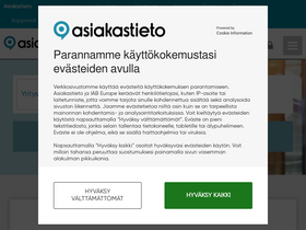 'asiakastieto.fi' screenshot