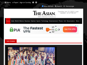 'asianage.com' screenshot