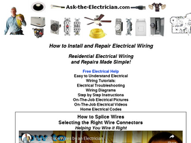'ask-the-electrician.com' screenshot