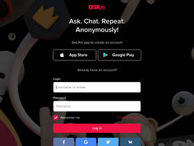 'ask.fm' screenshot