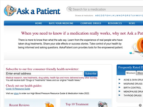 'askapatient.com' screenshot