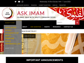 'askimam.org' screenshot
