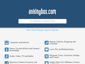 'askingbox.com' screenshot